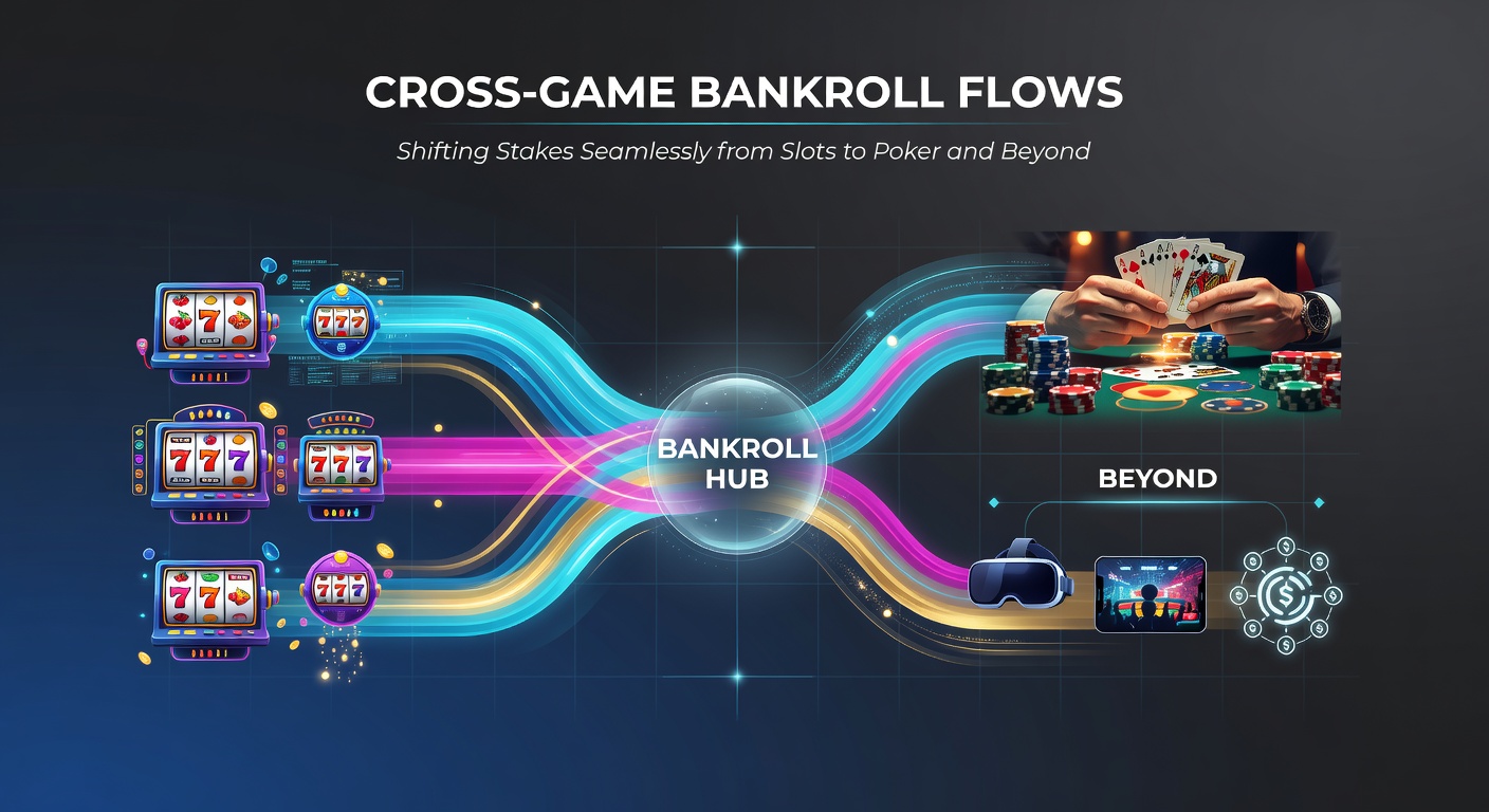 Graph illustrating bankroll transfer volumes across slots, poker, and table games on major platforms in 2026