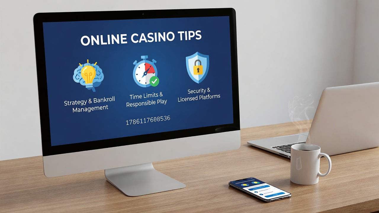 Close-up of casino game rules and payout tables displayed on a tablet screen