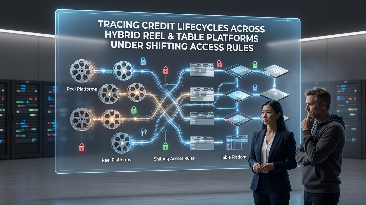 Diagram showing credit flows between reel slots and table games on hybrid casino platforms